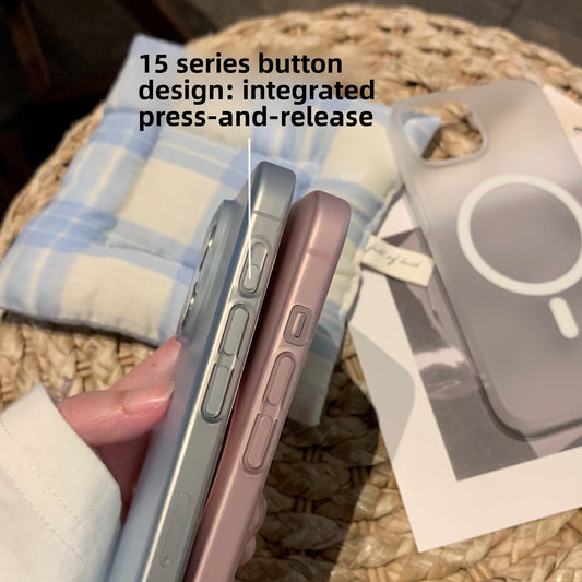 Ultra-Thin Magnetic Frosted Phone Case for iPhone Series