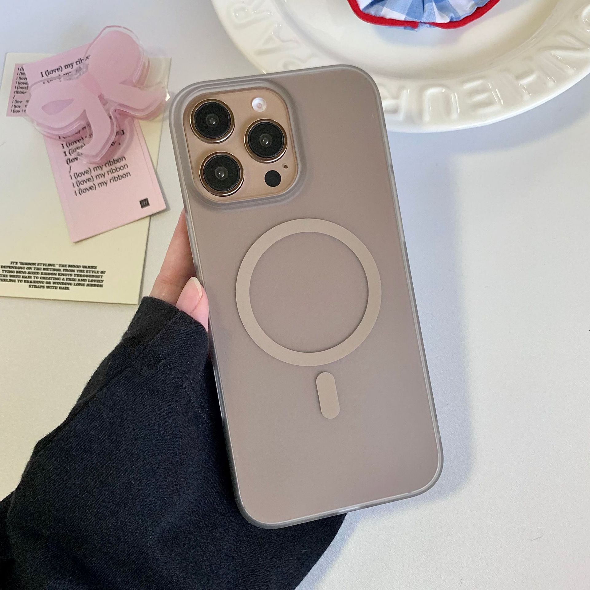 Ultra-Thin Magnetic Frosted Phone Case for iPhone Series