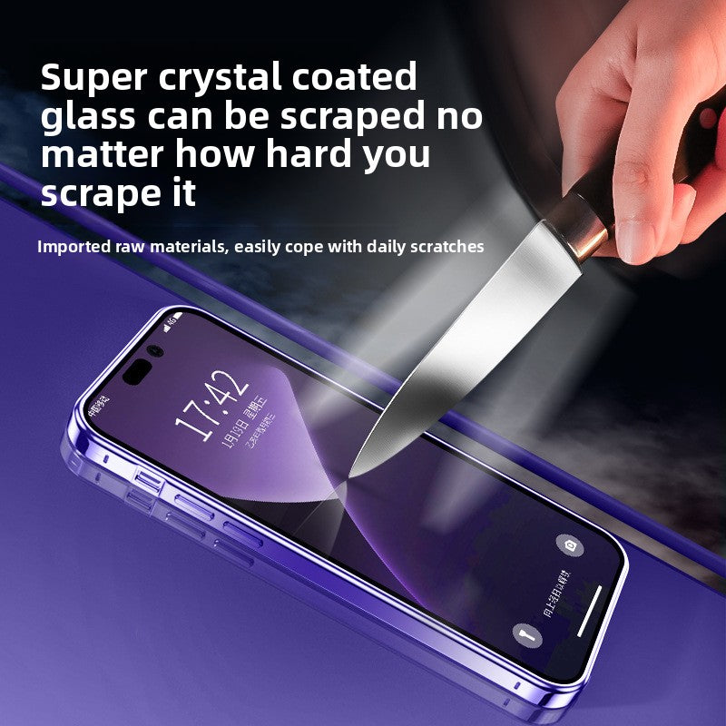 Ultra-thin magnetic glass phone case