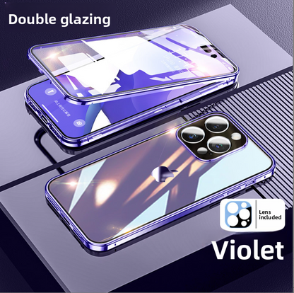 Ultra-thin magnetic glass phone case