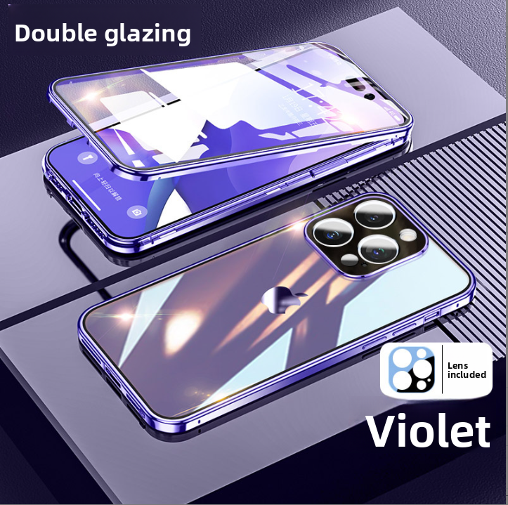 Ultra-thin magnetic glass phone case