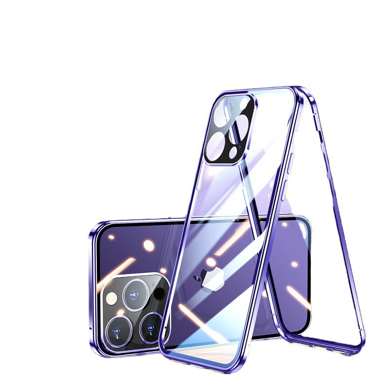 Ultra-thin magnetic glass phone case