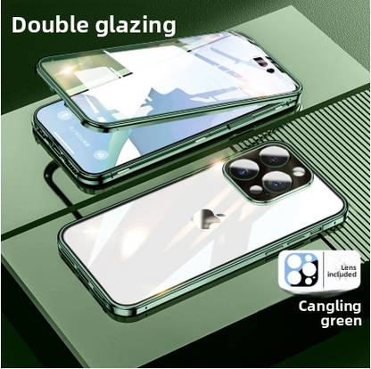 Ultra-thin magnetic glass phone case
