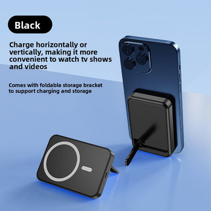 Ultra-Thin Magnetic Stand Wireless Power Bank