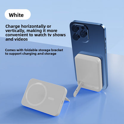 Ultra-Thin Magnetic Stand Wireless Power Bank