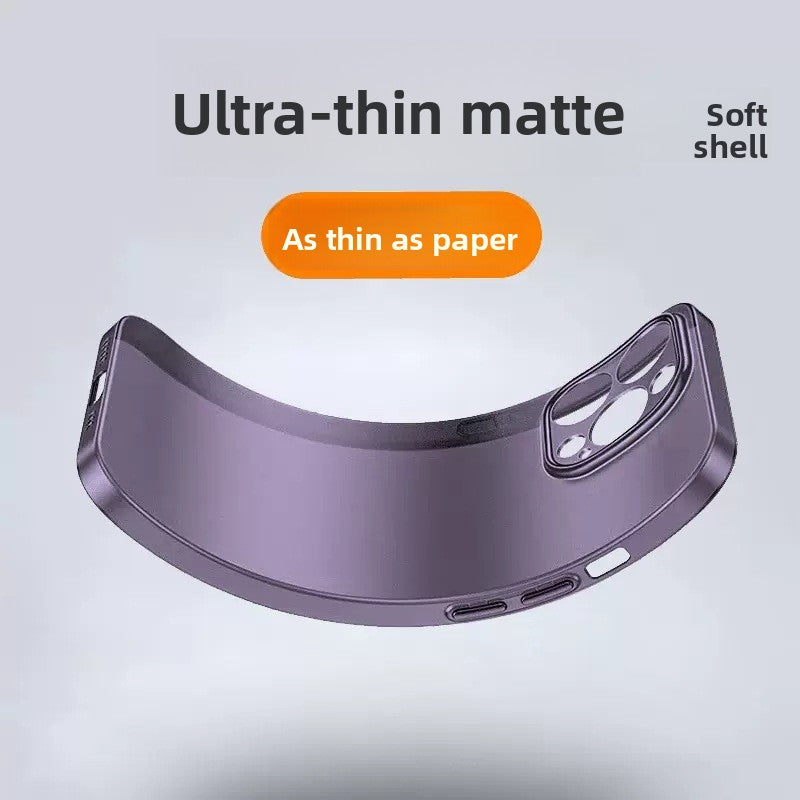 Ultra-thin matte phone case, minimalist