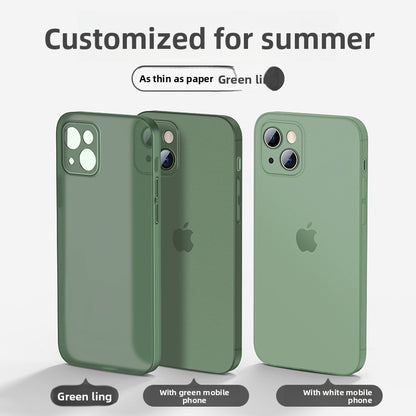 Ultra-thin matte phone case, minimalist