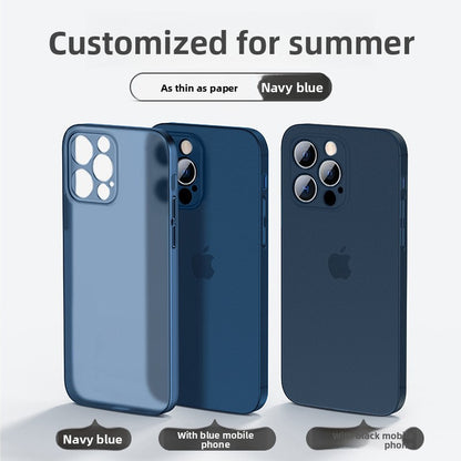 Ultra-thin matte phone case, minimalist