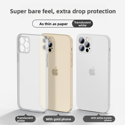 Ultra-thin matte phone case, minimalist