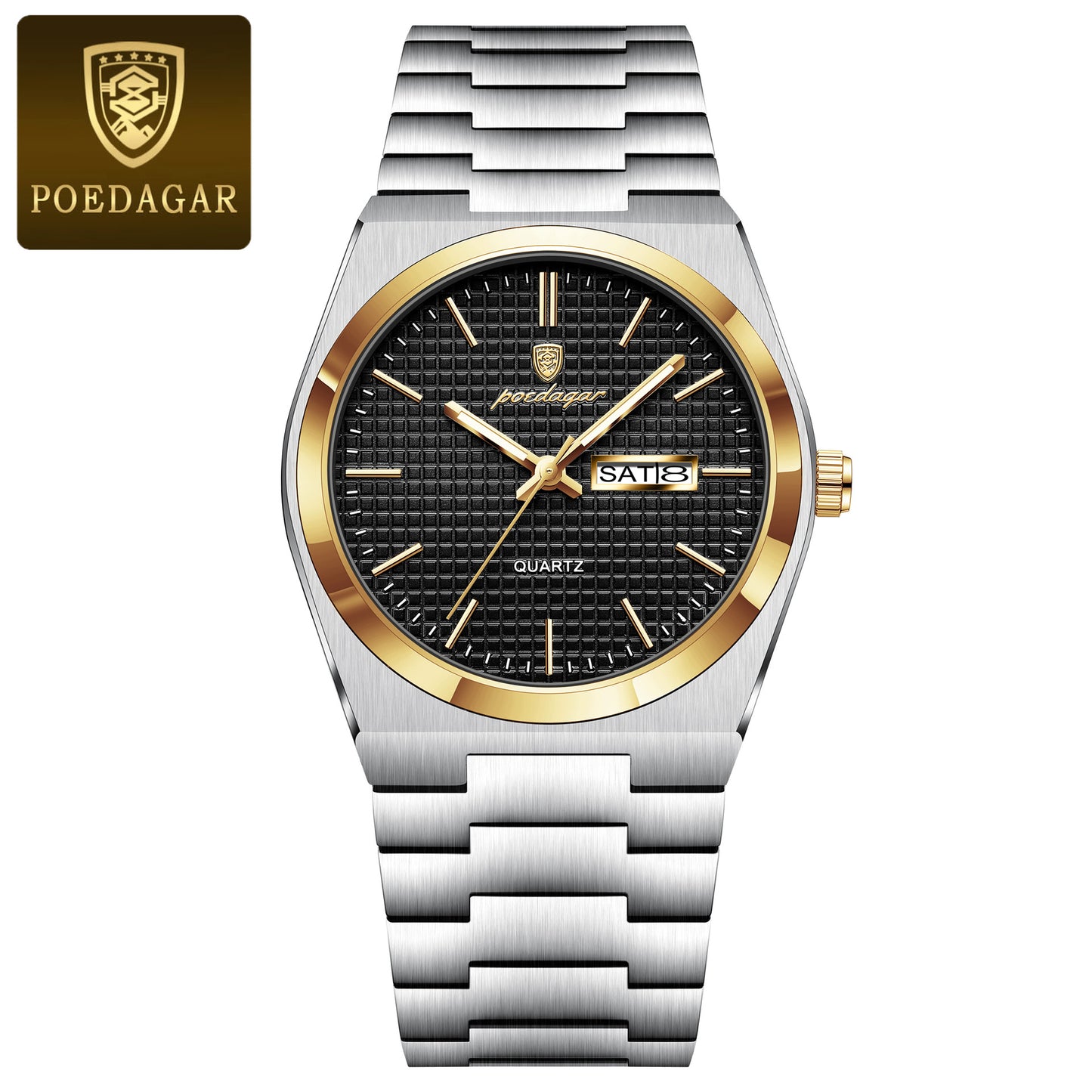 Ultra-Thin Men's Quartz Watch with Calendar