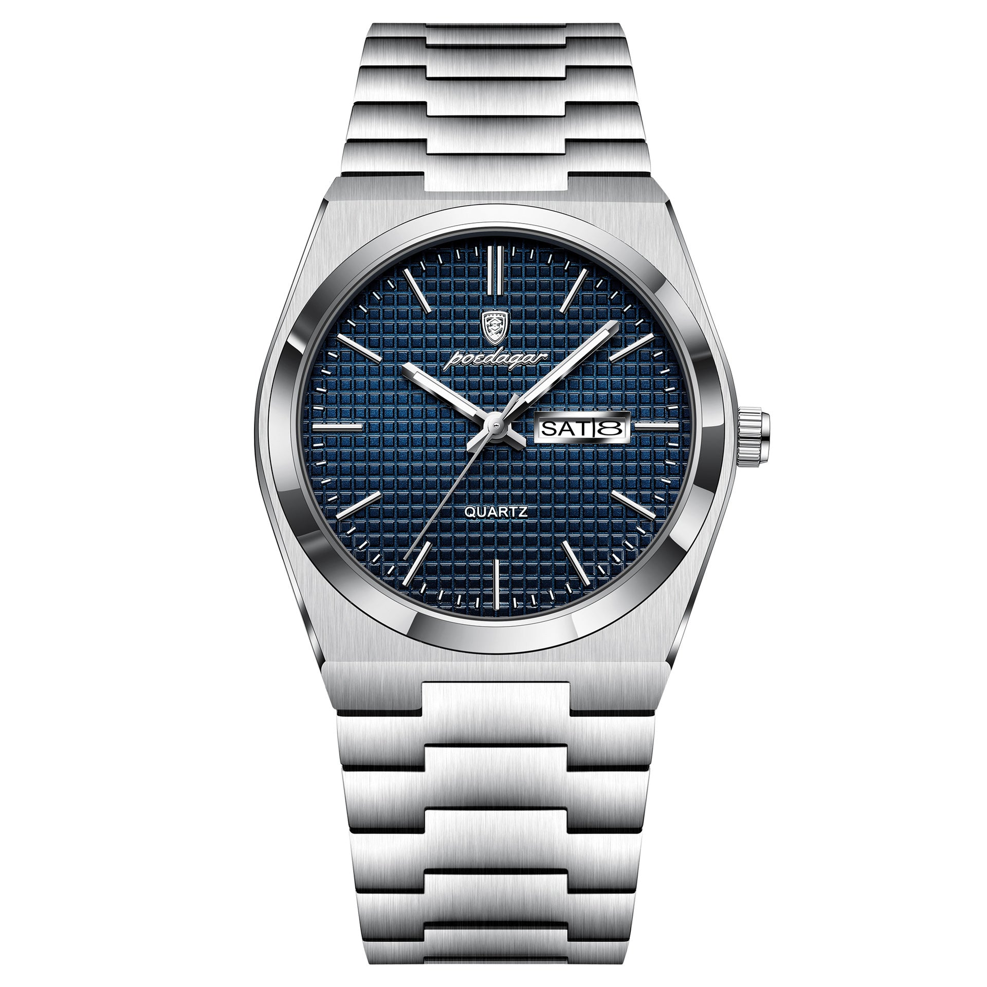 Ultra-Thin Men's Quartz Watch with Calendar