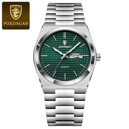 Ultra-Thin Men's Quartz Watch with Calendar