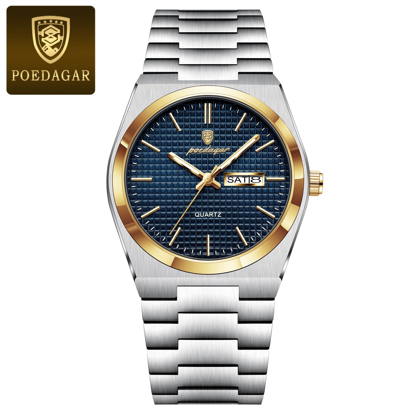 Ultra-Thin Men's Quartz Watch with Calendar