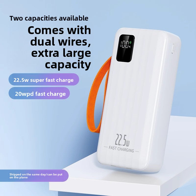 ultra-thin portable belt line outdoor mobile power supply