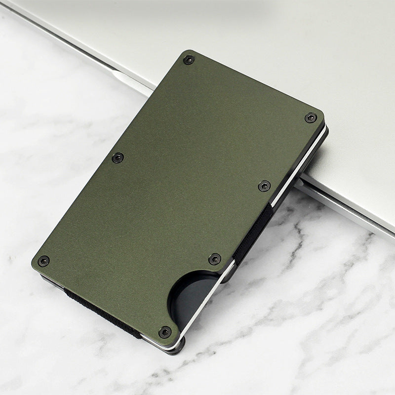 Ultra-Thin RFID Blocking Aluminum Card Holder