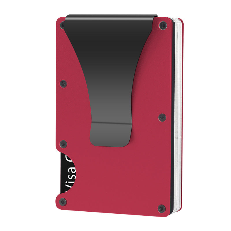 Ultra-Thin RFID Blocking Aluminum Card Holder