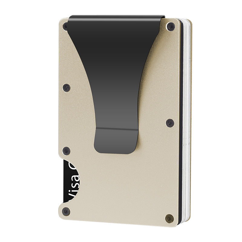 Ultra-Thin RFID Blocking Aluminum Card Holder
