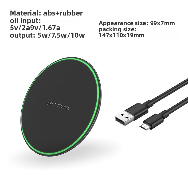 Ultra-Thin Round QI Wireless Charger