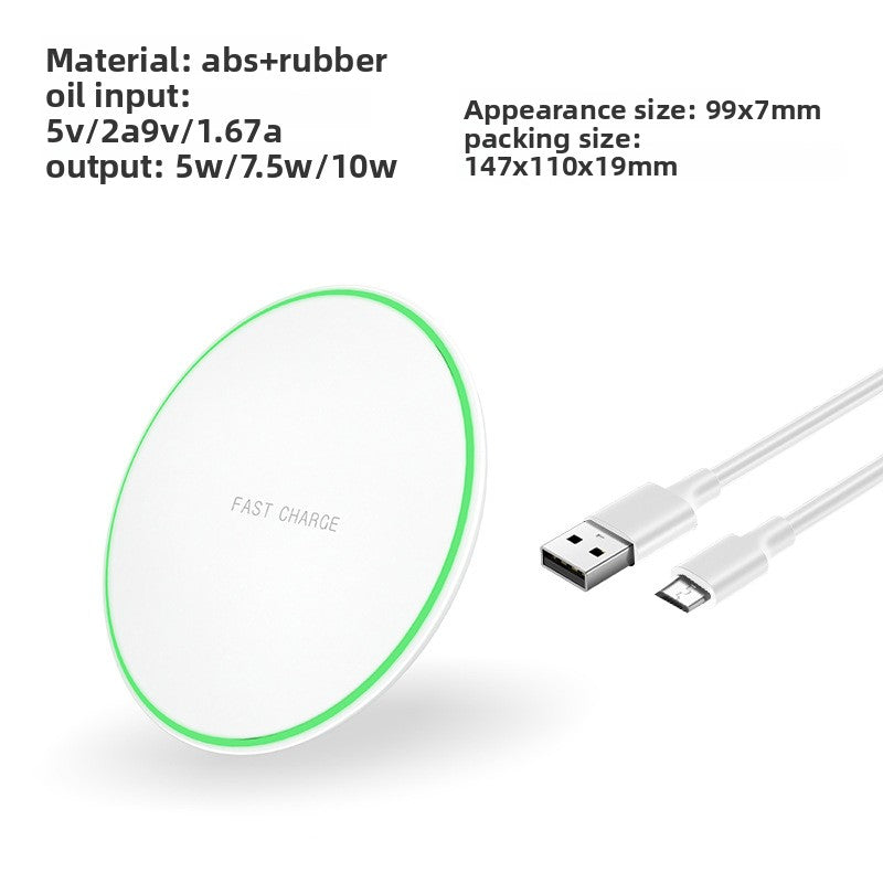 Ultra-Thin Round QI Wireless Charger