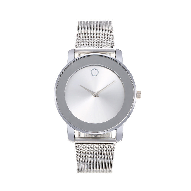 Ultra-Thin Stainless Steel Mesh Strap Men's Quartz Watch