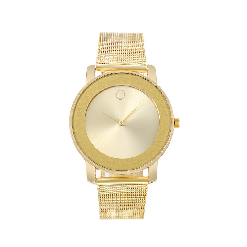 Ultra-Thin Stainless Steel Mesh Strap Men's Quartz Watch