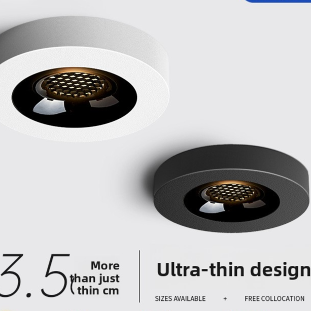 Ultra-thin Surface-mounted Anti-glare LED Spotlight