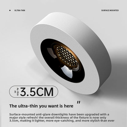 Ultra-thin Surface-mounted Anti-glare LED Spotlight