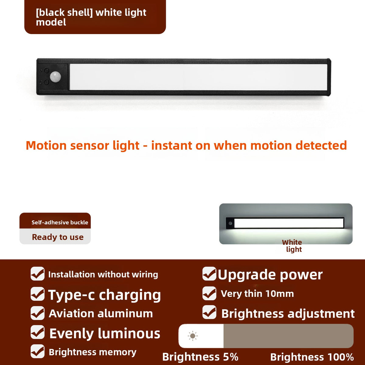 Ultra-Thin Wardrobe Light