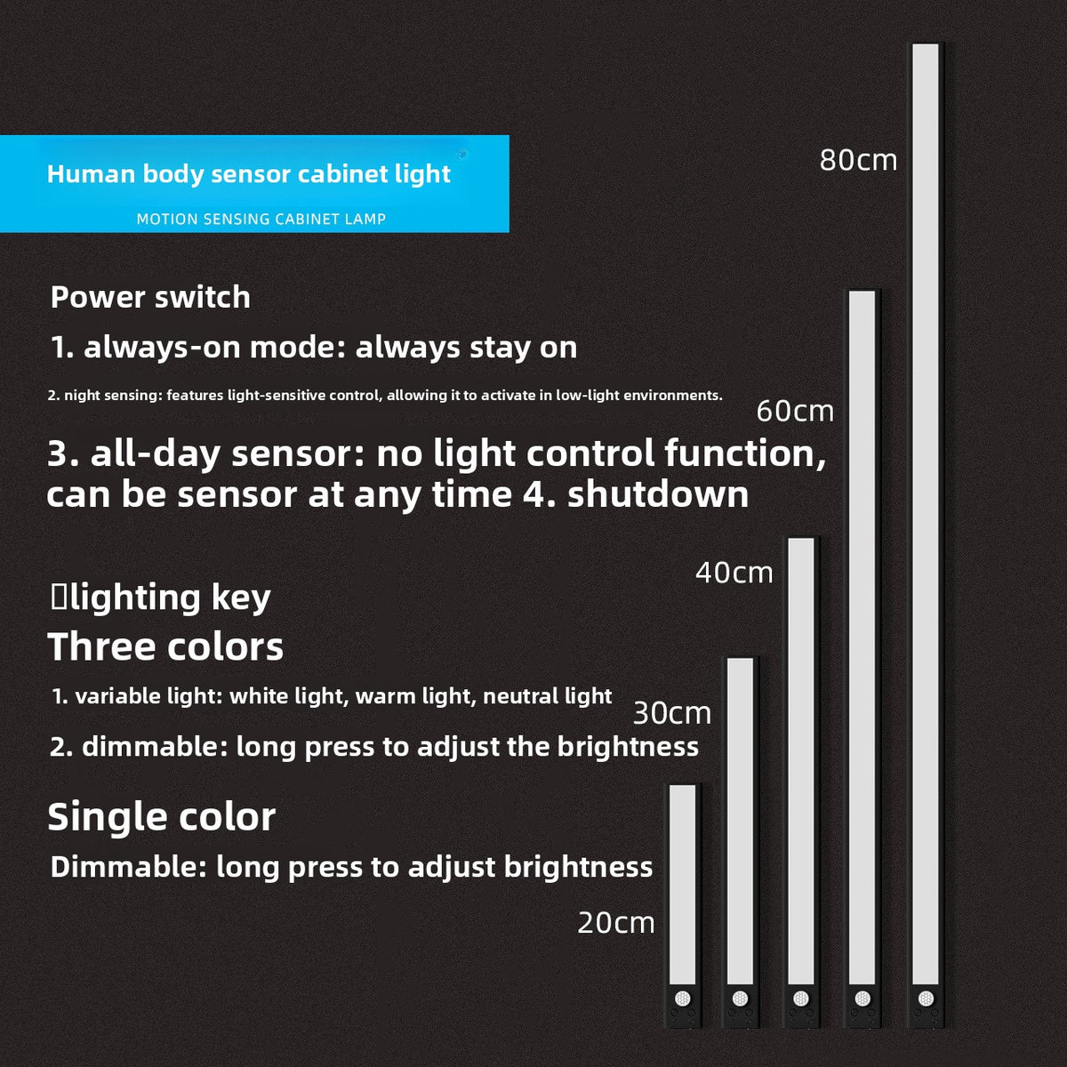 Ultra-Thin Wardrobe Light