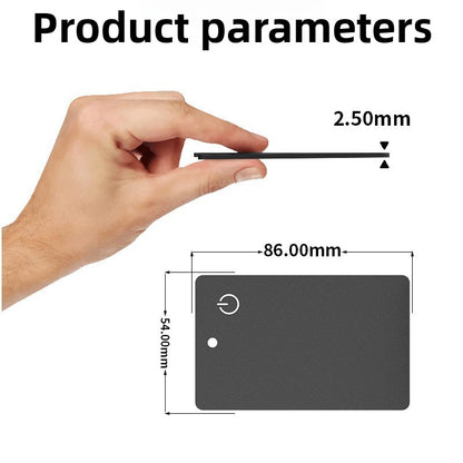 Ultra-Thin Wireless Charging GPS Locator