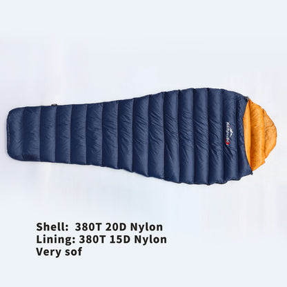 Ultralight down sleeping bag
