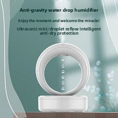 Milk white water droplets back flow