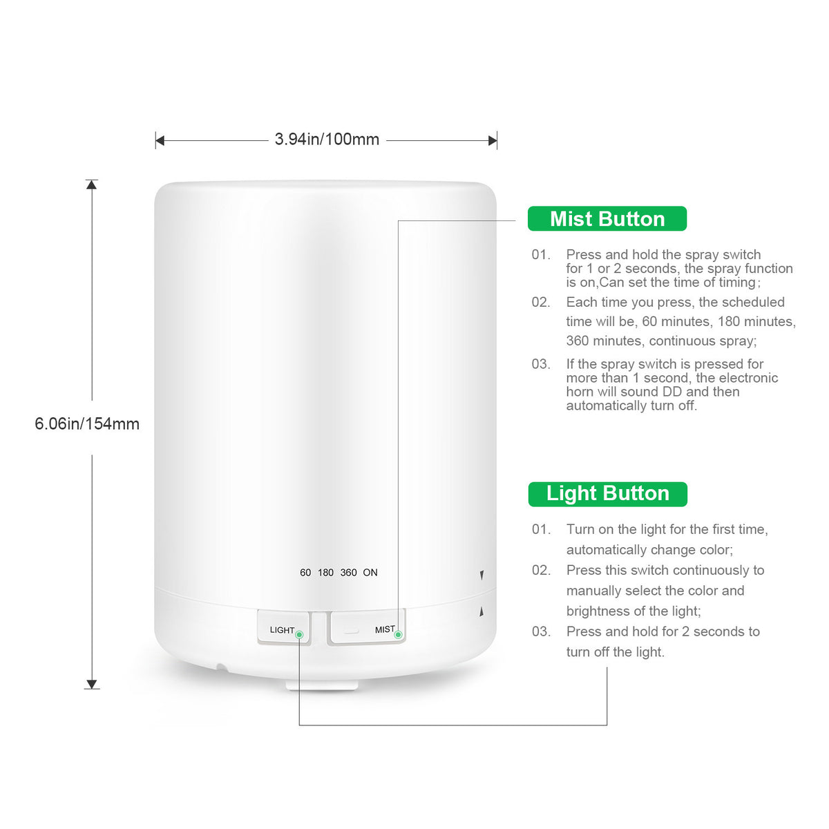 Ultrasonic aroma diffuser