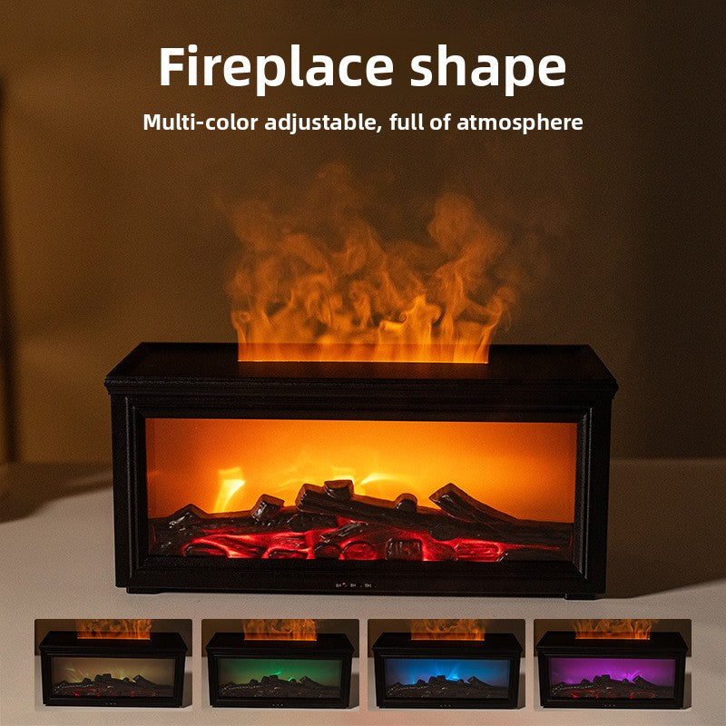 Ultrasonic Aroma Diffuser with Flame Effect