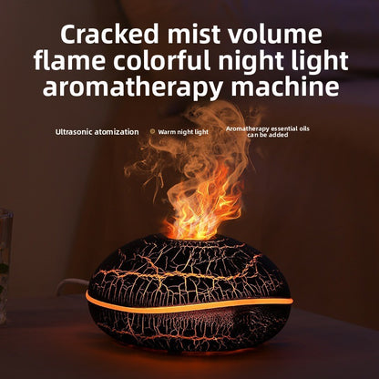 Ultrasonic Aromatherapy Diffuser with Flame Effect