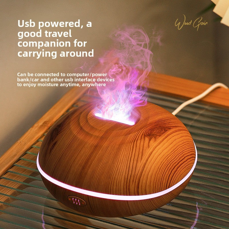 Ultrasonic Aromatherapy Diffuser with Flame Effect