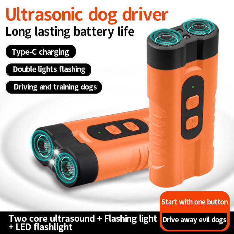Ultrasonic Bark Control Device with LED Indicator