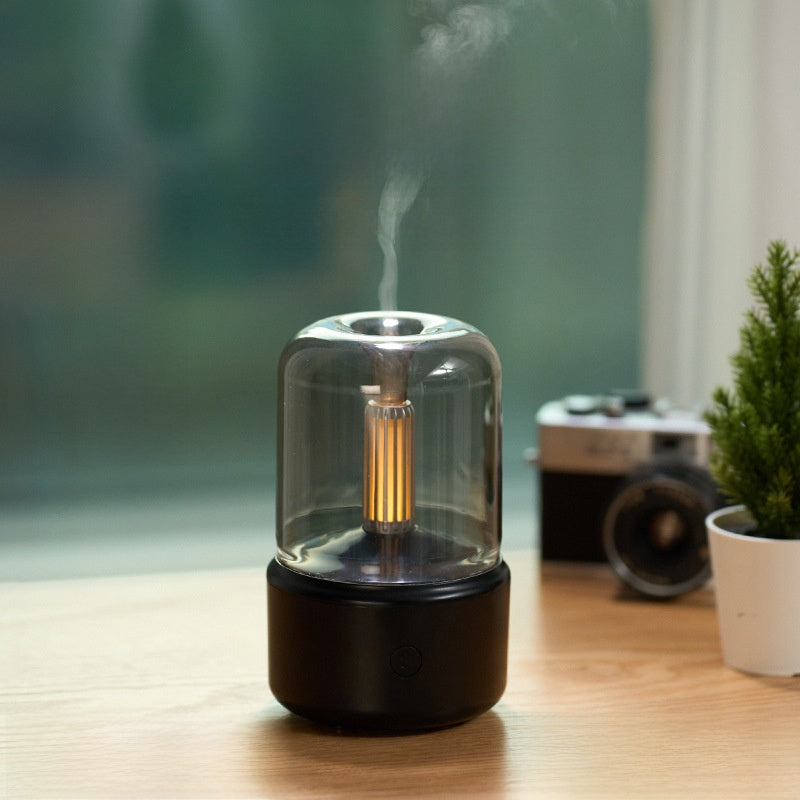 Ultrasonic Candlelight Aromatherapy Humidifier