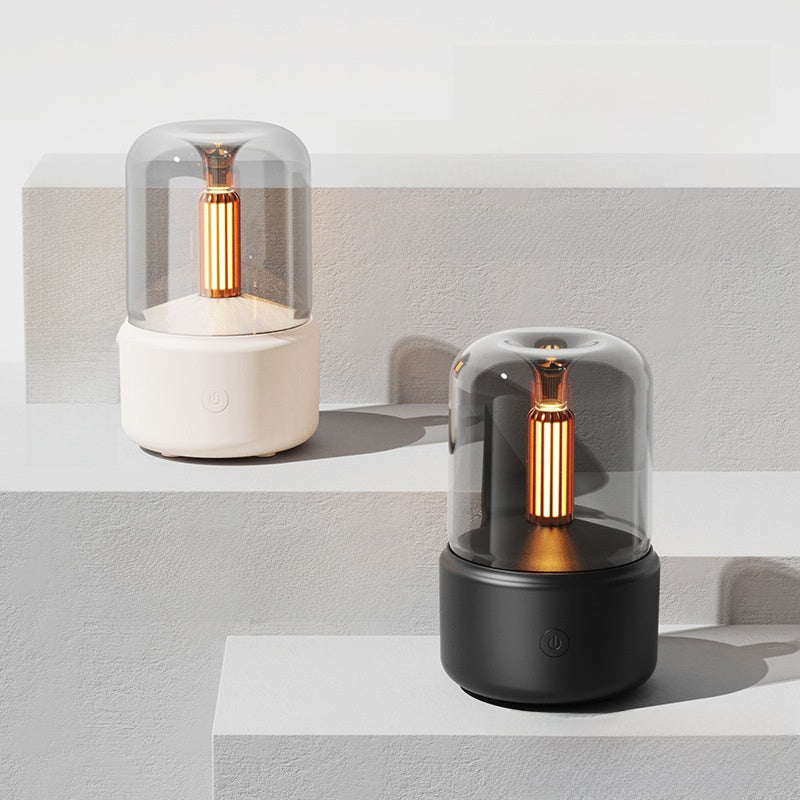 Ultrasonic Candlelight Aromatherapy Humidifier