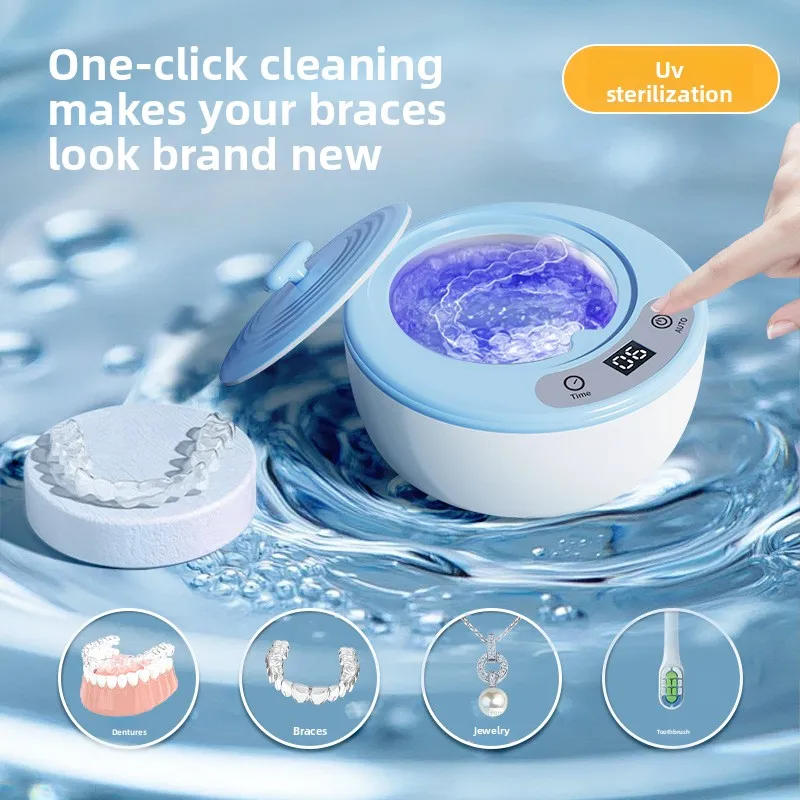Ultrasonic Cleaning Machine with UV Sterilization for Glasses and Jewelry