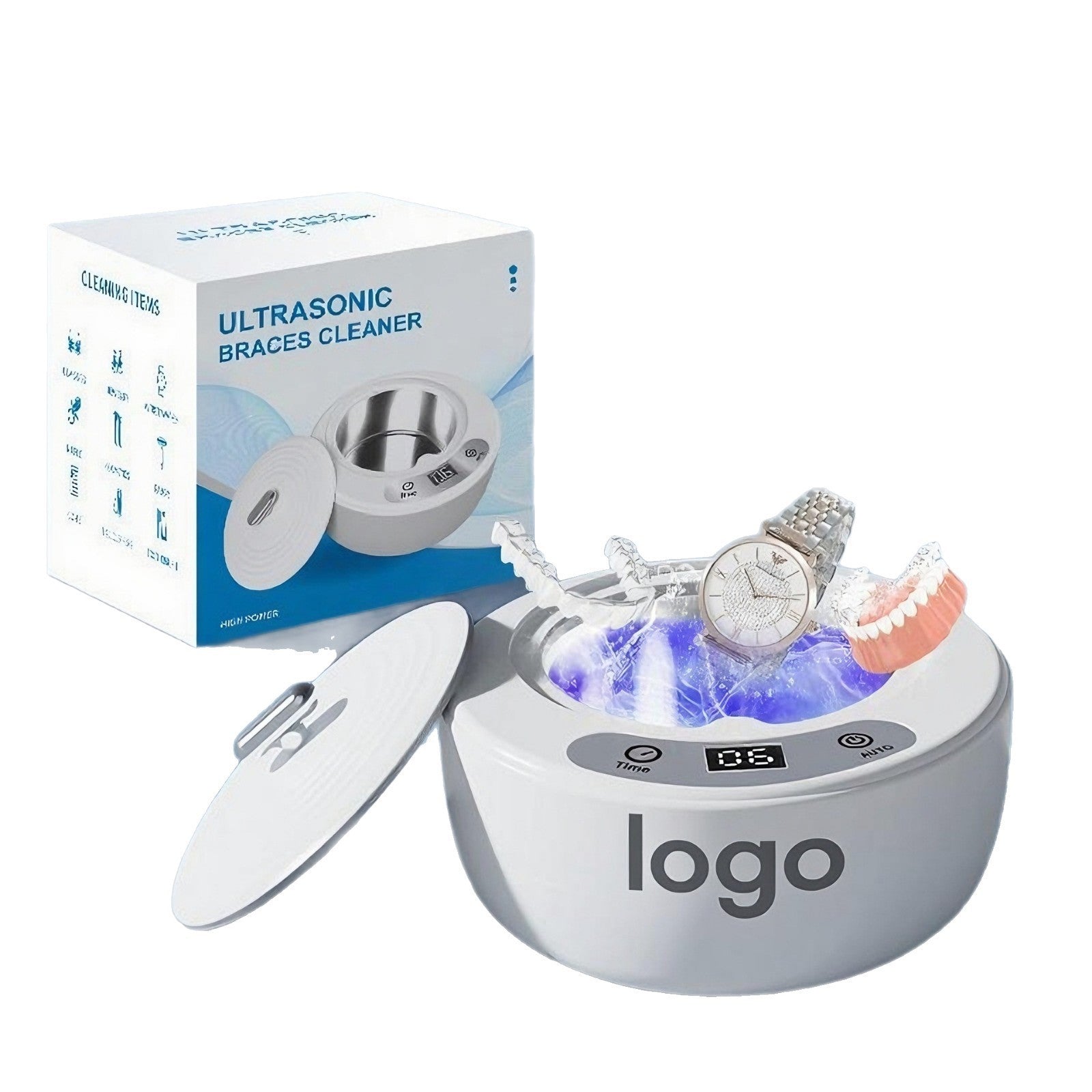 Ultrasonic Cleaning Machine with UV Sterilization for Glasses and Jewelry
