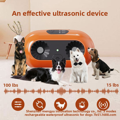 Ultrasonic dog repellent and dog trainer