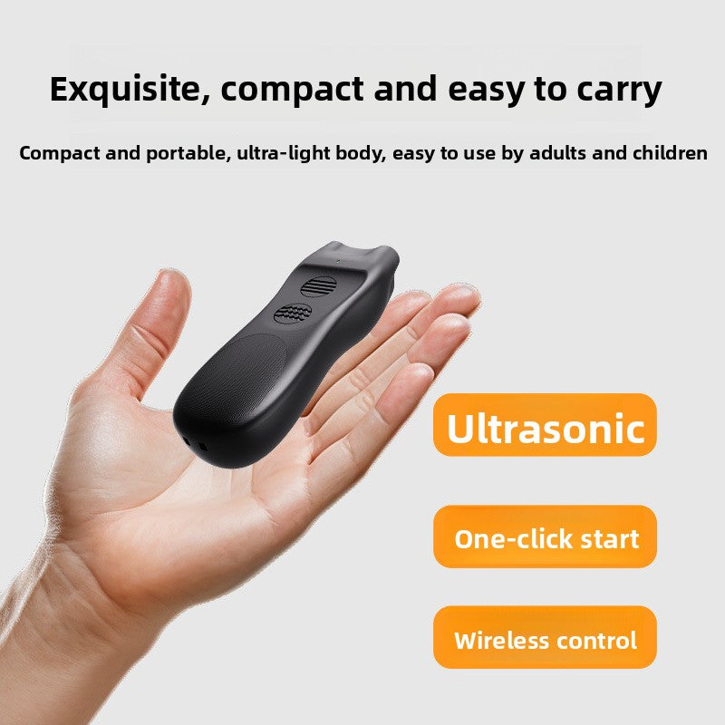 Ultrasonic dog repellent, dog driver and dog trainer