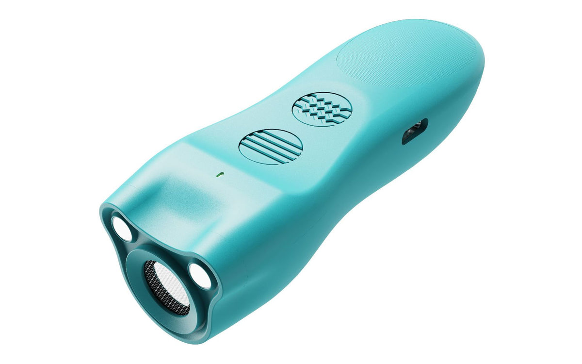 Ultrasonic dog repellent, dog driver and dog trainer