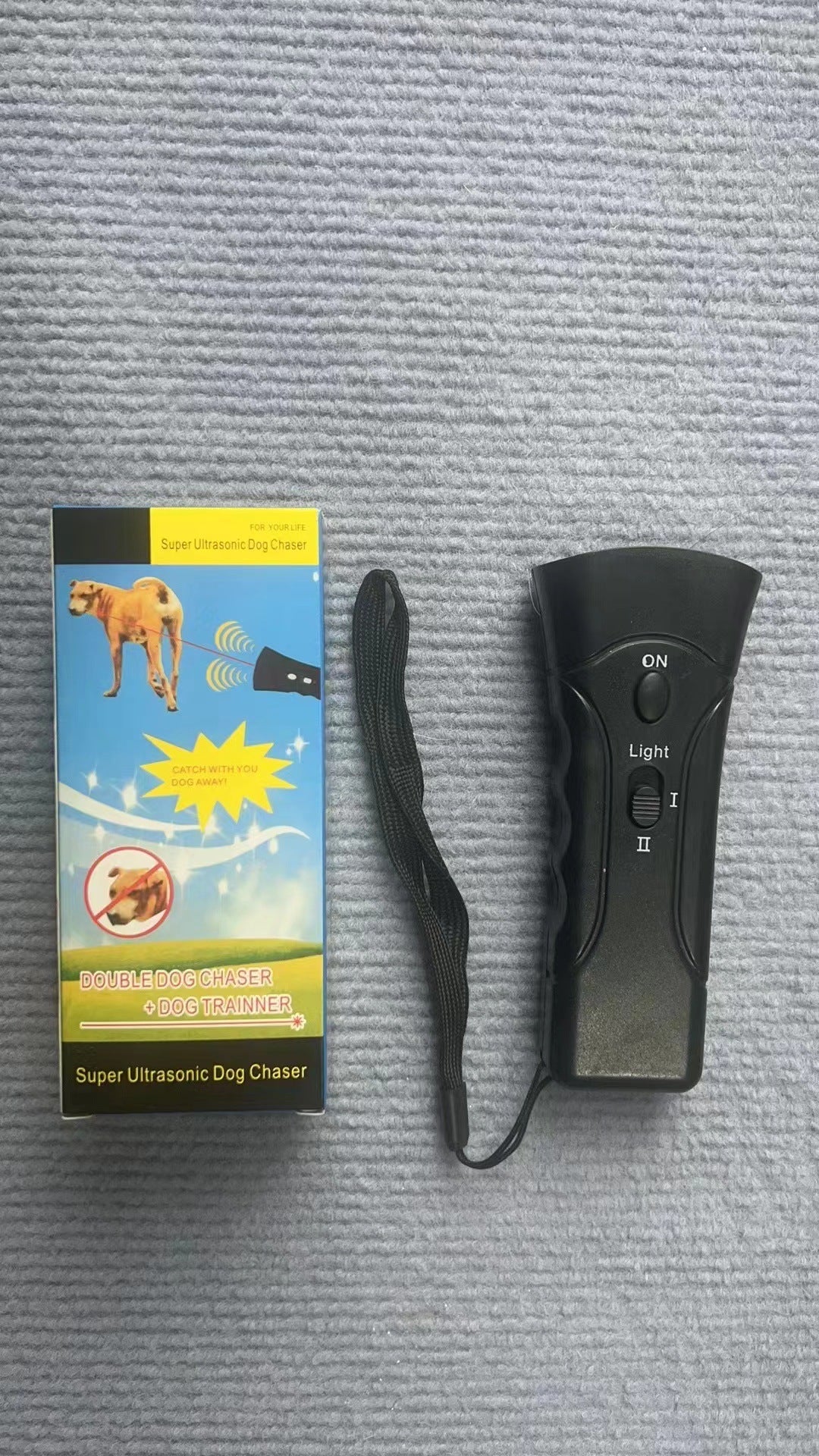 Ultrasonic Dog Trainer with LED Flashlight