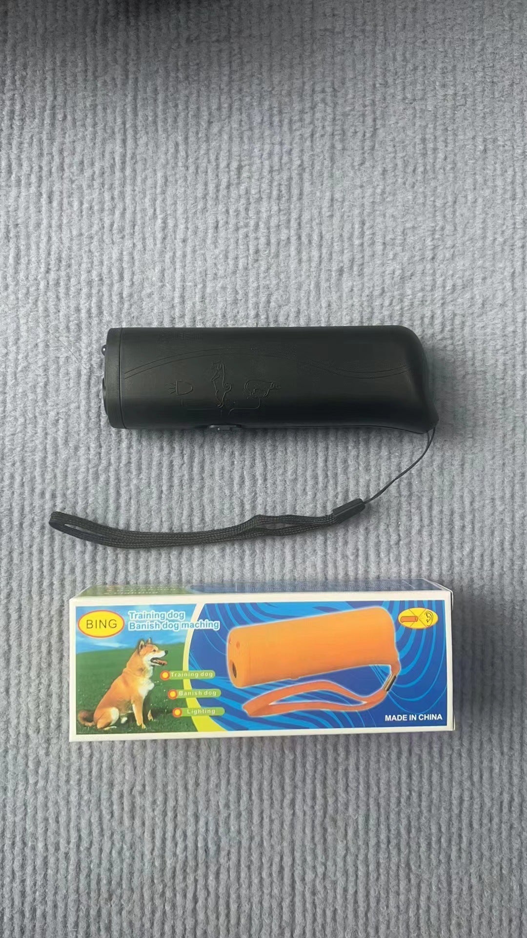 Ultrasonic Dog Trainer with LED Flashlight