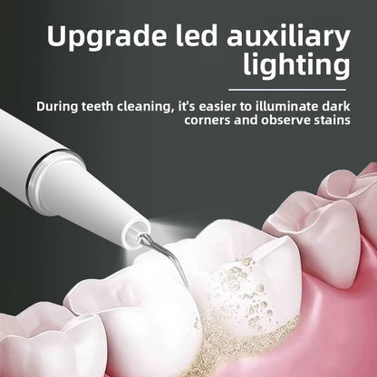 Ultrasonic Electric Tooth Cleaner with LED Light