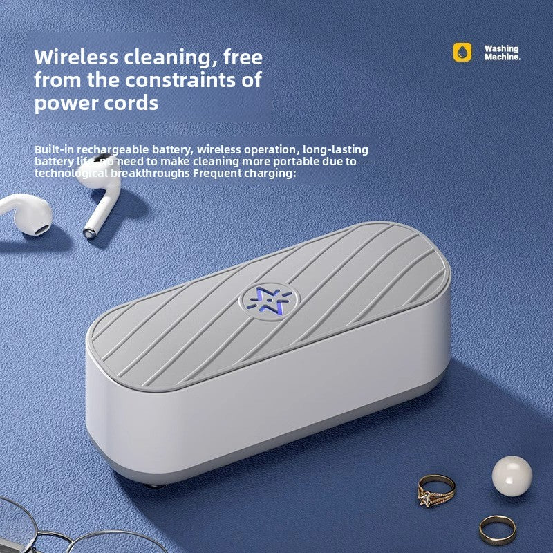 Ultrasonic eyeglass cleaner