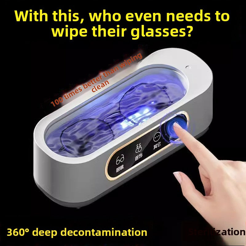 Ultrasonic Glasses Jewelry Cleaner