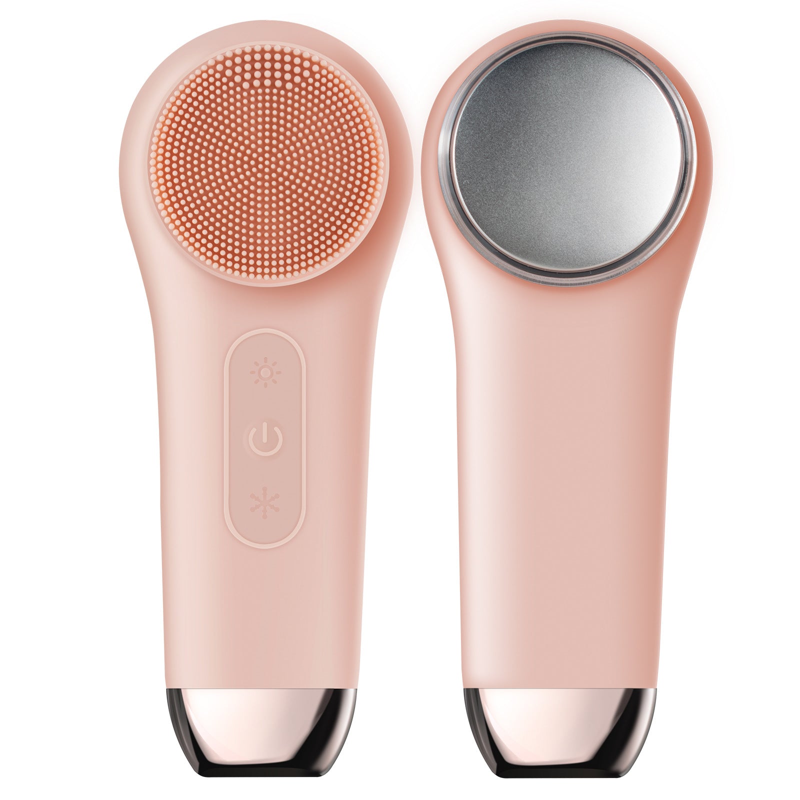 Ultrasonic Hot Cold Electric Silicone Facial Cleansing Brush